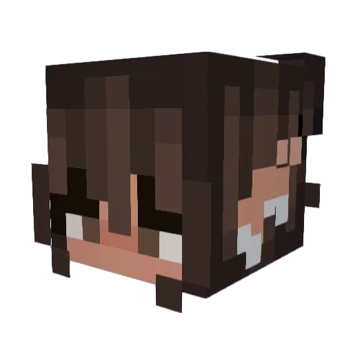 zerozerozero00 Minecraft avatar head, 3D render