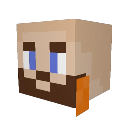 zerst0erer1 Minecraft avatar head, 3D render