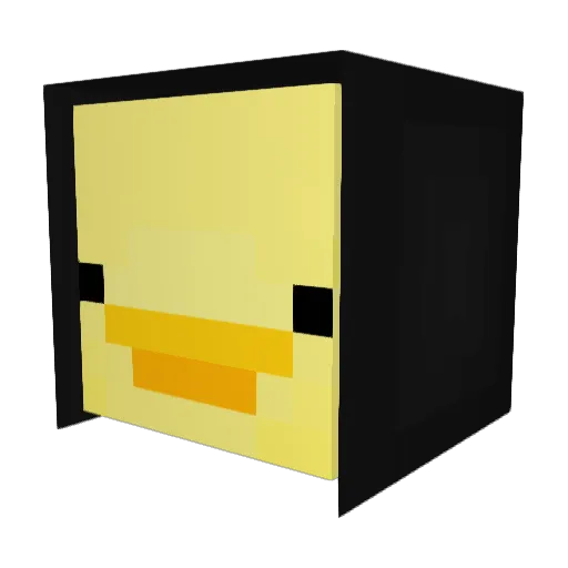 zeryx16 Minecraft avatar head, 3D render