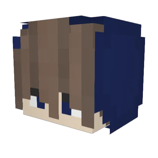 zes07 Minecraft avatar head, 3D render