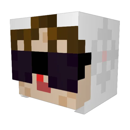 zescott65 Minecraft avatar head, 3D render