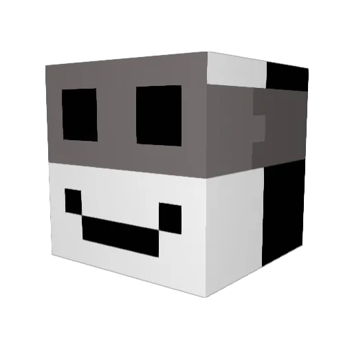 zespluz Minecraft avatar head, 3D render