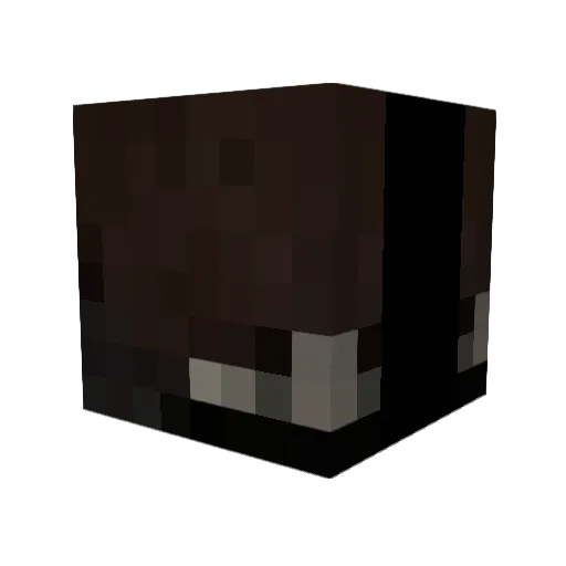 zestyadan Minecraft avatar head, 3D render