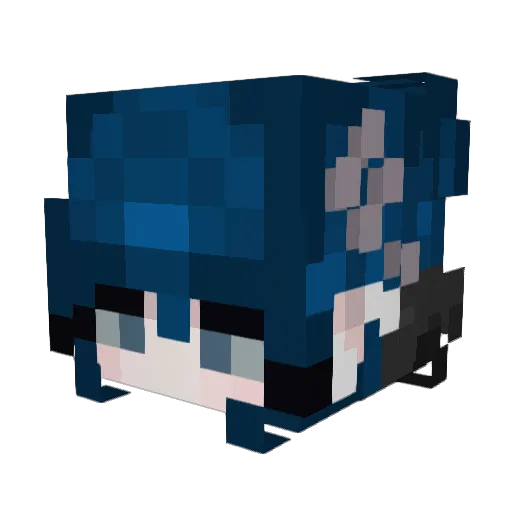 zestybee145 Minecraft avatar head, 3D render
