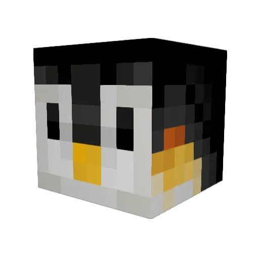 zestyinnergee Minecraft avatar head, 3D render