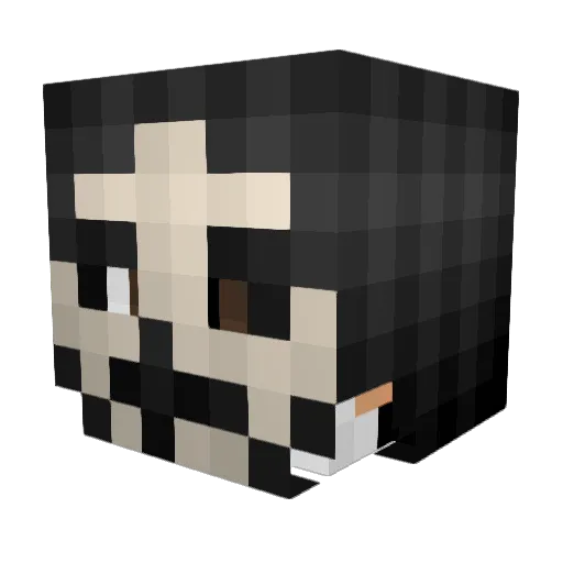 zestyjesty Minecraft avatar head, 3D render