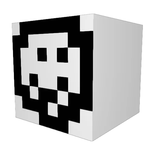 zestypapa Minecraft avatar head, 3D render