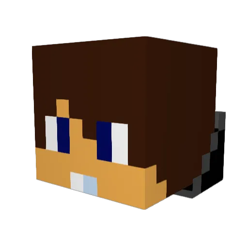 zethdale10 Minecraft avatar head, 3D render