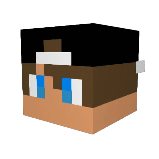 zethlol Minecraft avatar head, 3D render