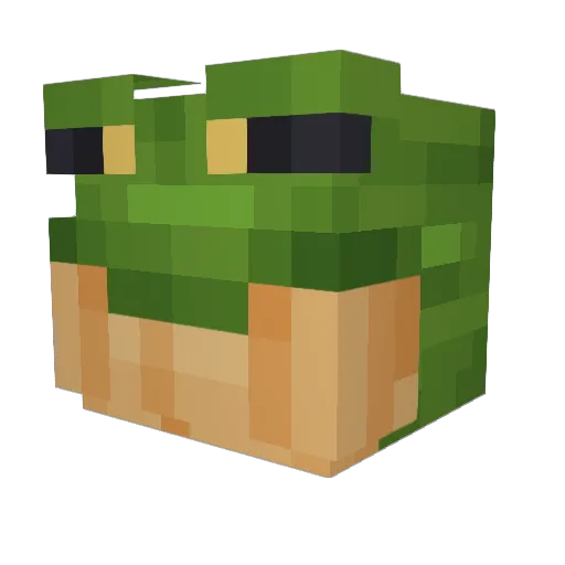 zetix666 Minecraft avatar head, 3D render