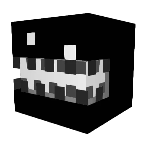 zetix__ Minecraft avatar head, 3D render