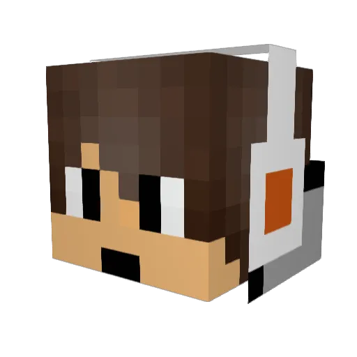 zetocz Minecraft avatar head, 3D render