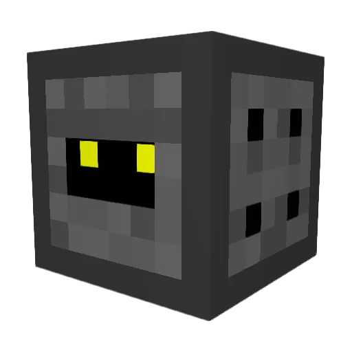 zetran Minecraft avatar head, 3D render