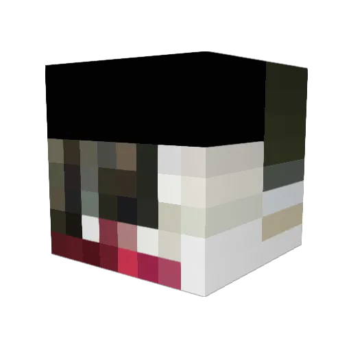 zett03 Minecraft avatar head, 3D render