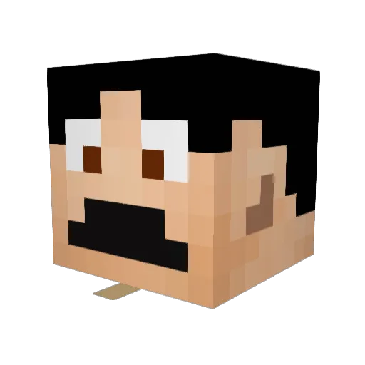 zetxo Minecraft avatar head, 3D render