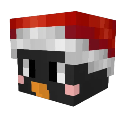 zetyni Minecraft avatar head, 3D render
