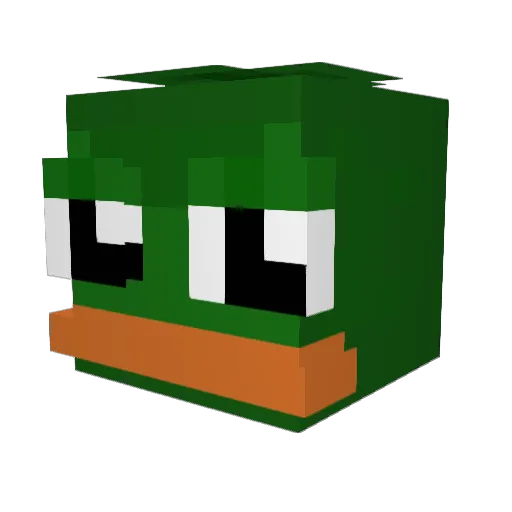 zetyx62 Minecraft avatar head, 3D render