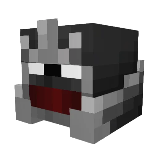 zeuimithechamp Minecraft avatar head, 3D render