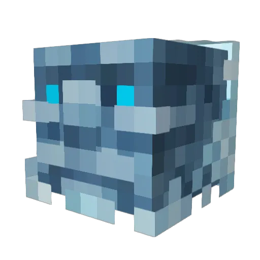 zeus1202 Minecraft avatar head, 3D render