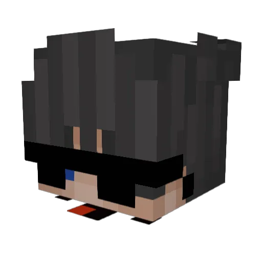zeus1234jose Minecraft avatar head, 3D render