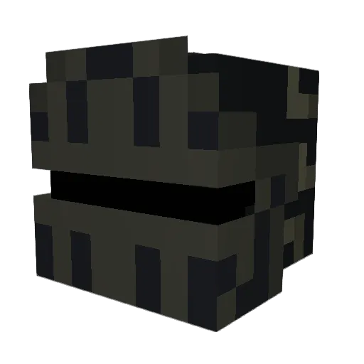 zeus8890 Minecraft avatar head, 3D render