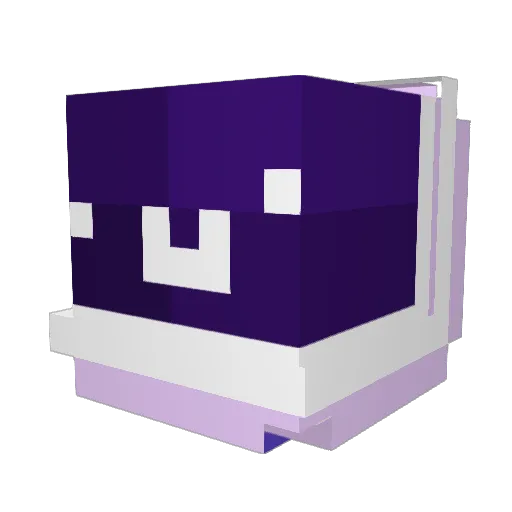zeus_WINNER Minecraft avatar head, 3D render