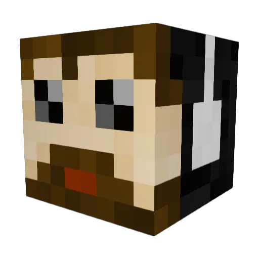 zeyadh1 Minecraft avatar head, 3D render