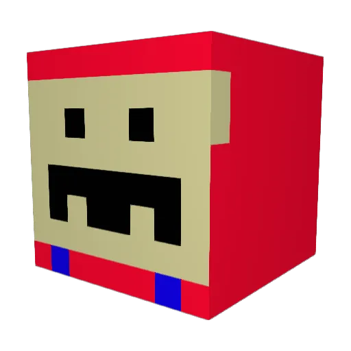 zeye0n Minecraft avatar head, 3D render