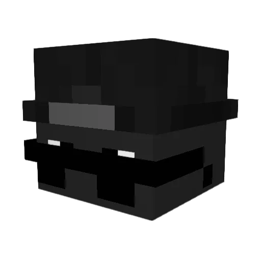 zeyhonixX Minecraft avatar head, 3D render