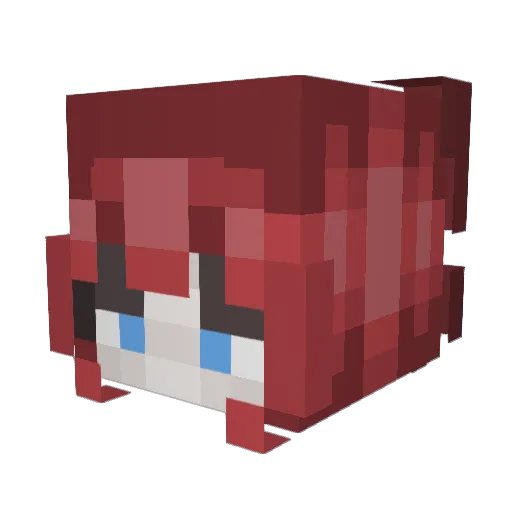 zeylaveno Minecraft avatar head, 3D render
