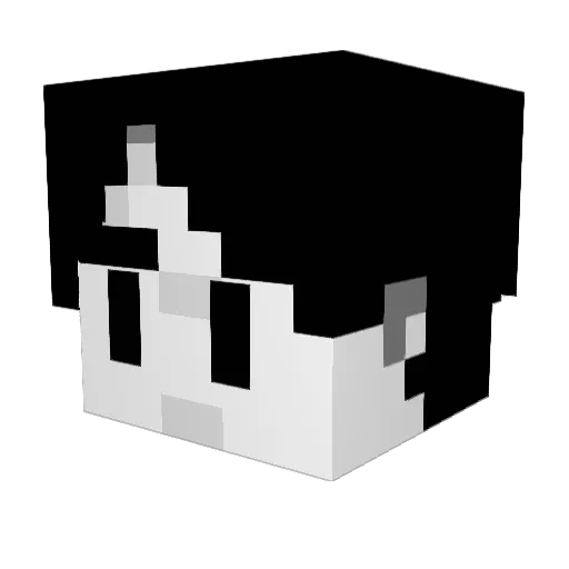 zeylordkakarot Minecraft avatar head, 3D render