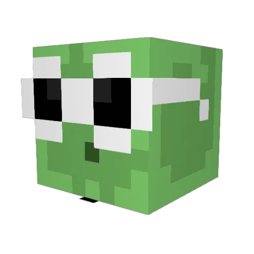 zeyloy25 Minecraft avatar head, 3D render