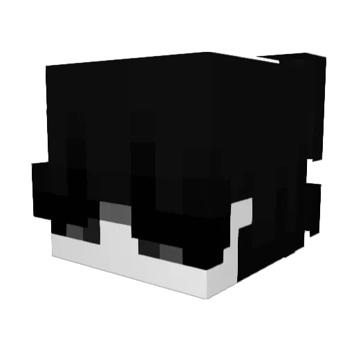 zeyoteiei Minecraft avatar head, 3D render