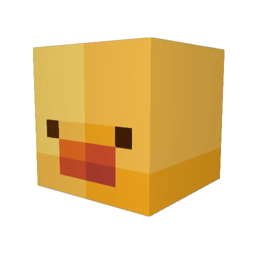 zeyszeyus Minecraft avatar head, 3D render