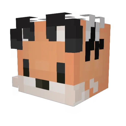 zeytopia Minecraft avatar head, 3D render