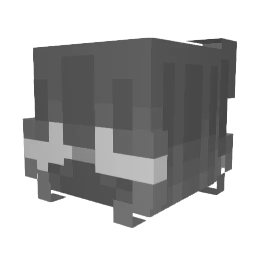 zezezeyy Minecraft avatar head, 3D render