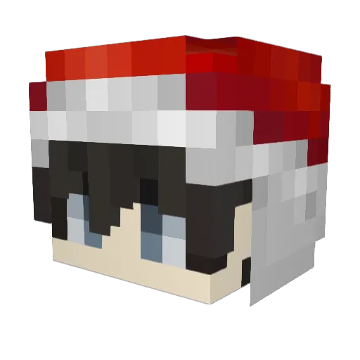 zezol188 Minecraft avatar head, 3D render