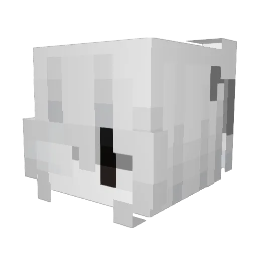 zf1111 Minecraft avatar head, 3D render