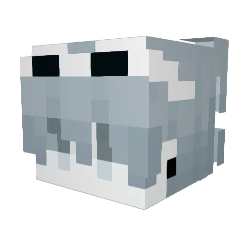 zfid_ Minecraft avatar head, 3D render