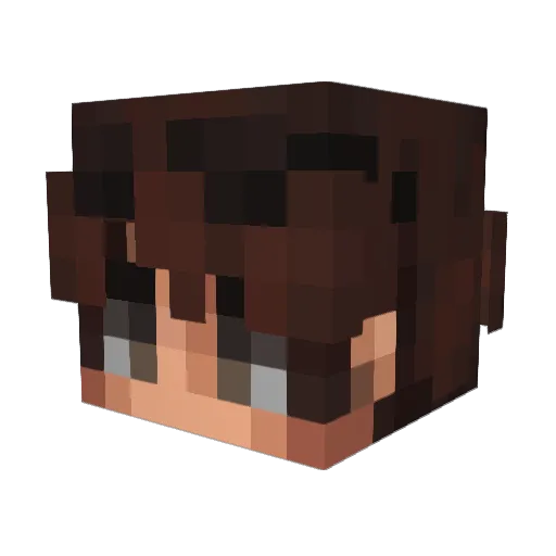 zfirchik Minecraft avatar head, 3D render
