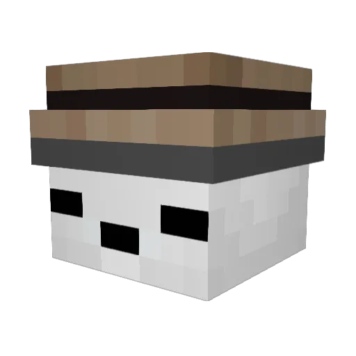 zfire7 Minecraft avatar head, 3D render
