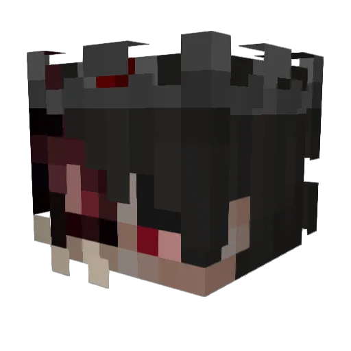 zforceus Minecraft avatar head, 3D render