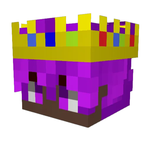 zfrd Minecraft avatar head, 3D render