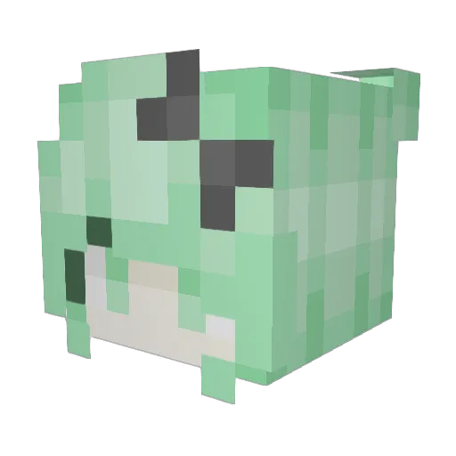 zfroosty Minecraft avatar head, 3D render