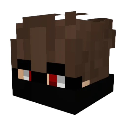 zgabry Minecraft avatar head, 3D render