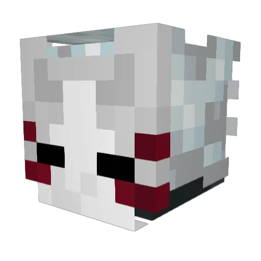 zgaravet Minecraft avatar head, 3D render