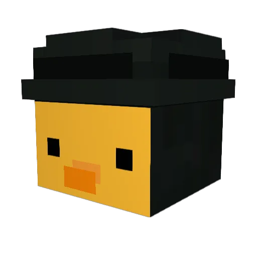 zgdanska Minecraft avatar head, 3D render