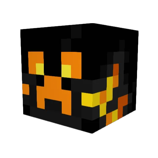 zggzydf Minecraft avatar head, 3D render