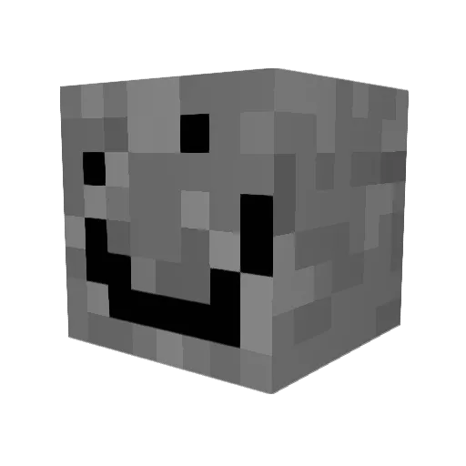 zgrimchZ Minecraft avatar head, 3D render