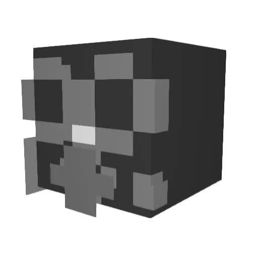 zgyzhs Minecraft avatar head, 3D render